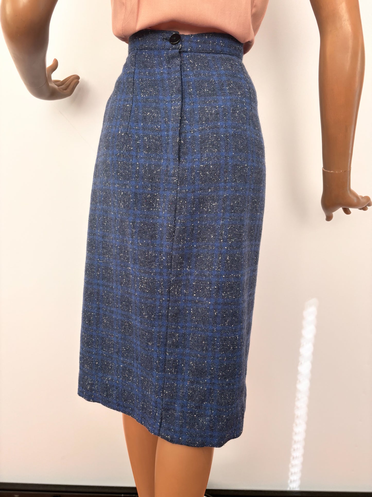 1940s Speckled Wool Skirt | S/M