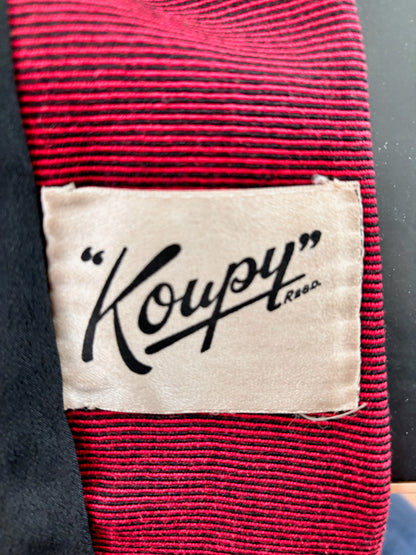 1940s "Koupy" Striped Wool Jacket | S/M