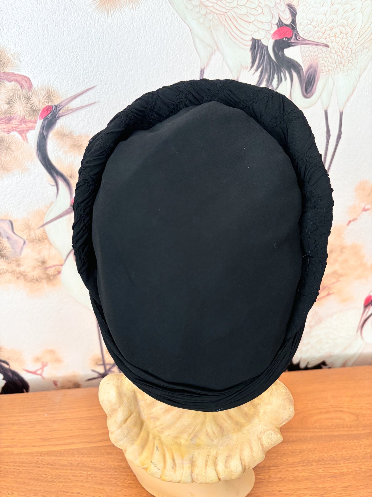 1940s High Front Smocked Beret