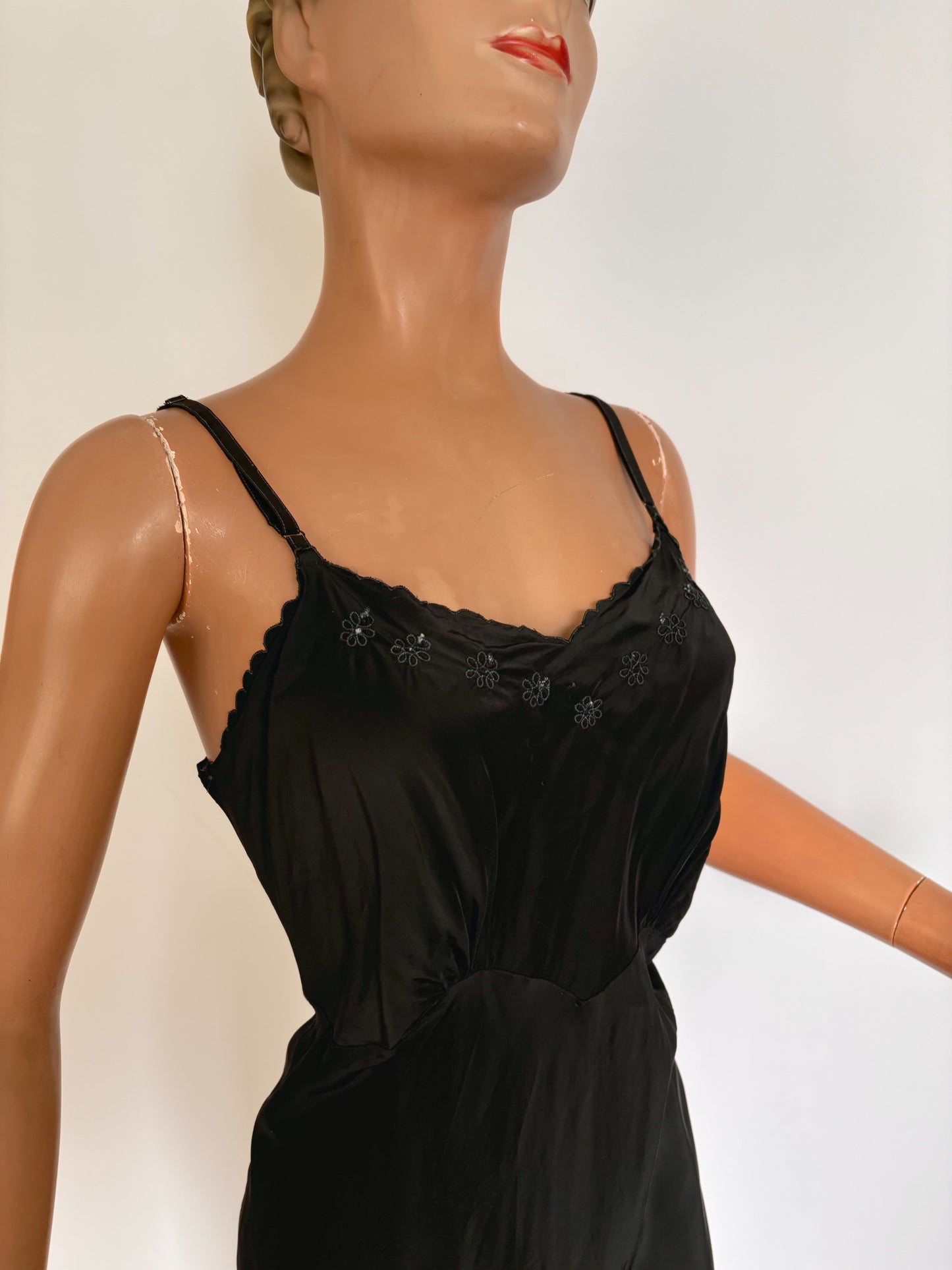 1940s Slip Dress | M/L