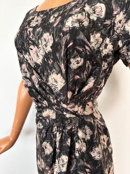 1950s Silk Dress | S