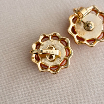 1960s Trifari Thermoset Clip-On Earrings