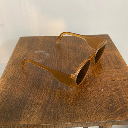 1940s Dead Stock Celluloid Sunglasses Brown