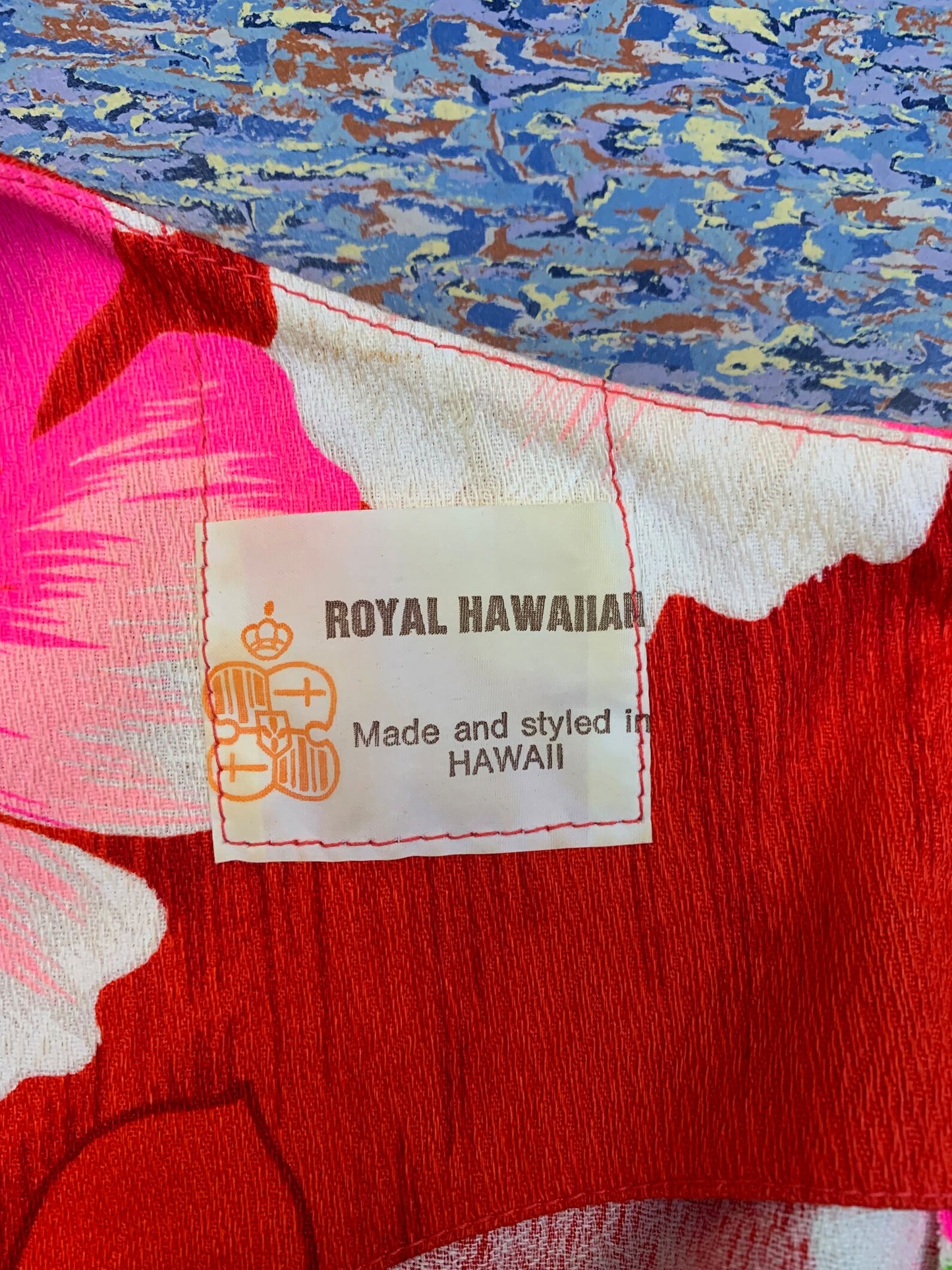 1960s/1970s Royal Hawaiian Luau Dress | M