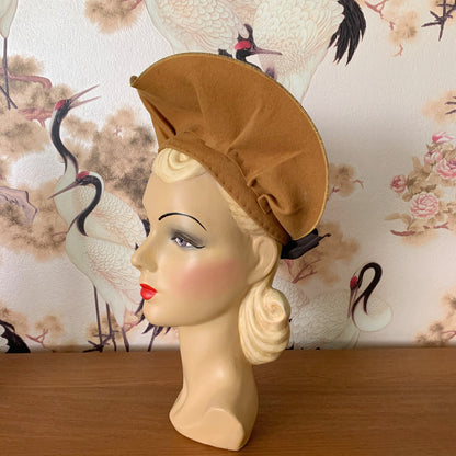 1940s New York Creation Heart Halo Hat