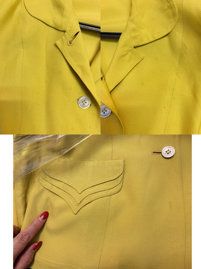 1940s Weathervane Handmacher Gabardine Jacket | M