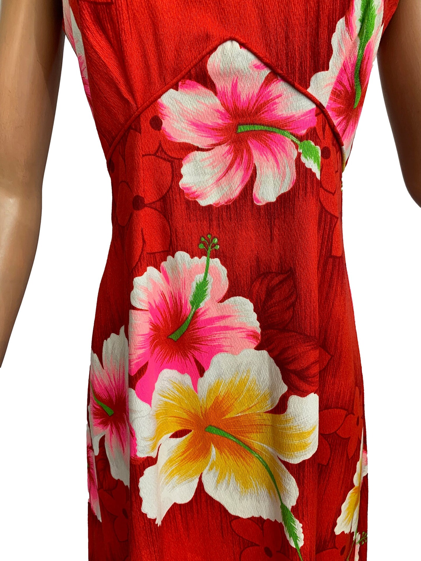 1960s/1970s Royal Hawaiian Luau Dress | M