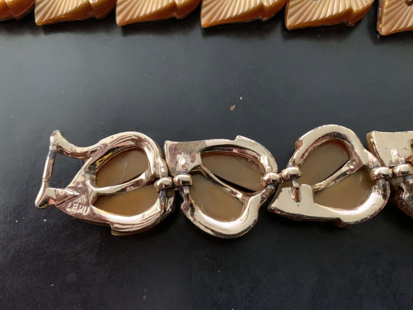 1950s/60s Leru Thermoset Necklace and Bracelet Set