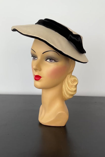 1950s Summer Halo Hat