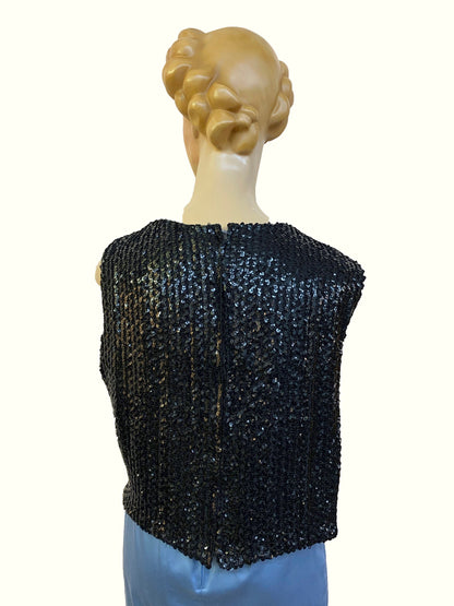 1960s Sequined Top 'Baroness' | 3XL