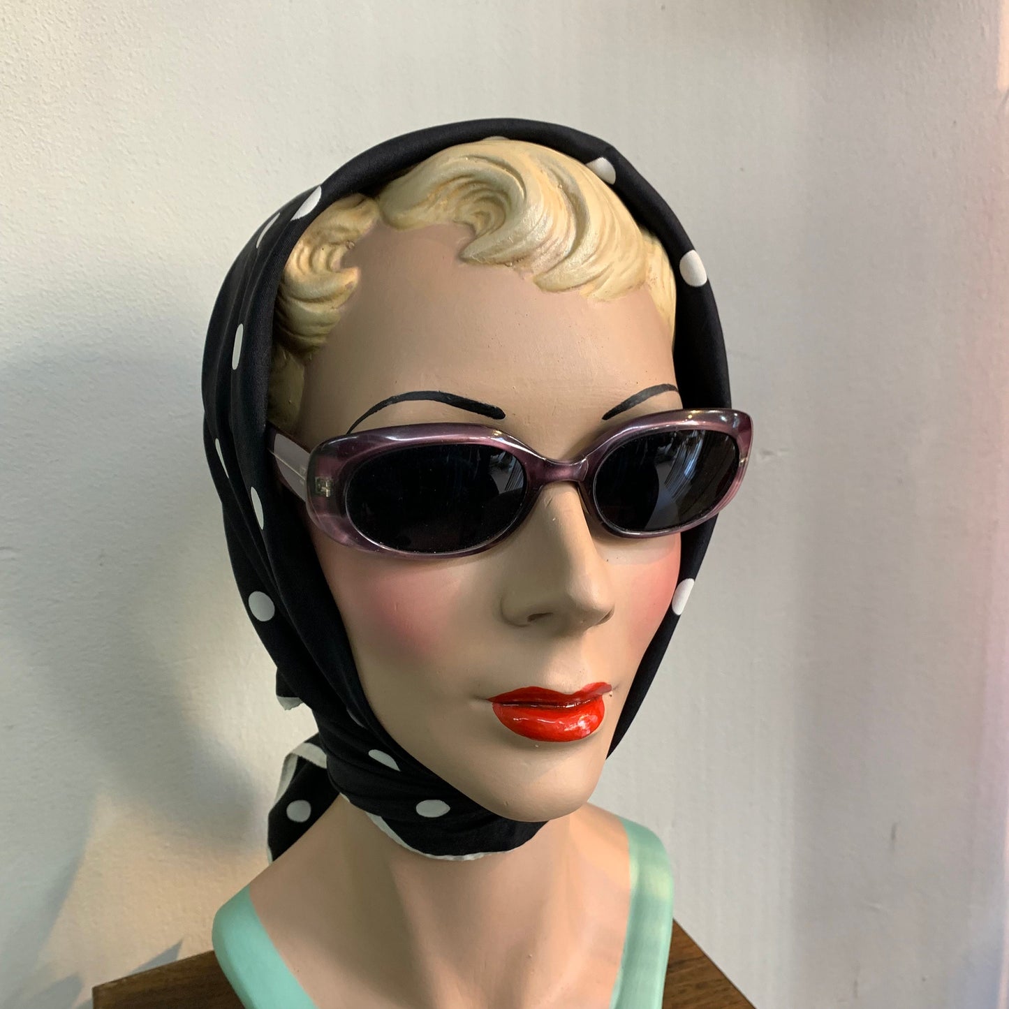 1960s New Old Stock Eggplant Sunglasses