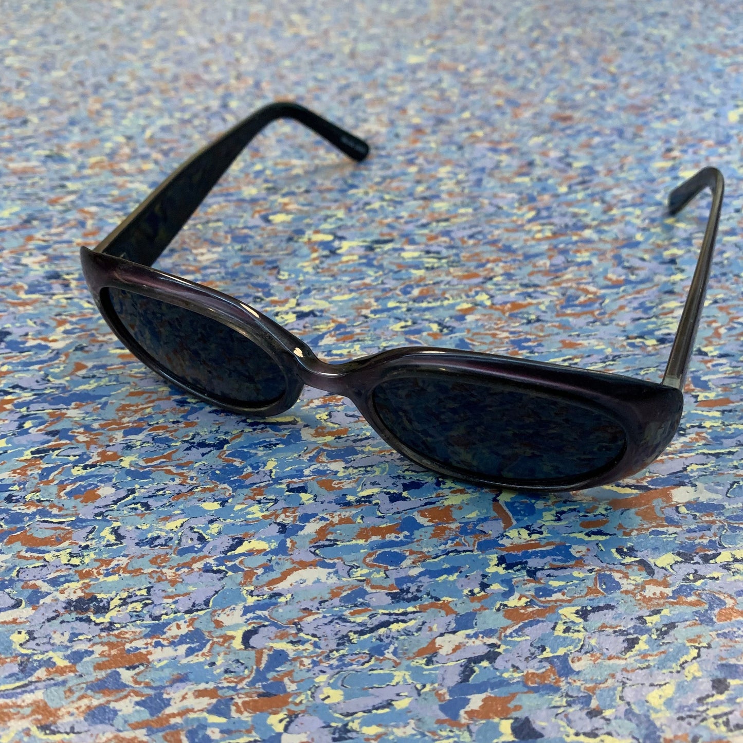 1960s New Old Stock Eggplant Sunglasses