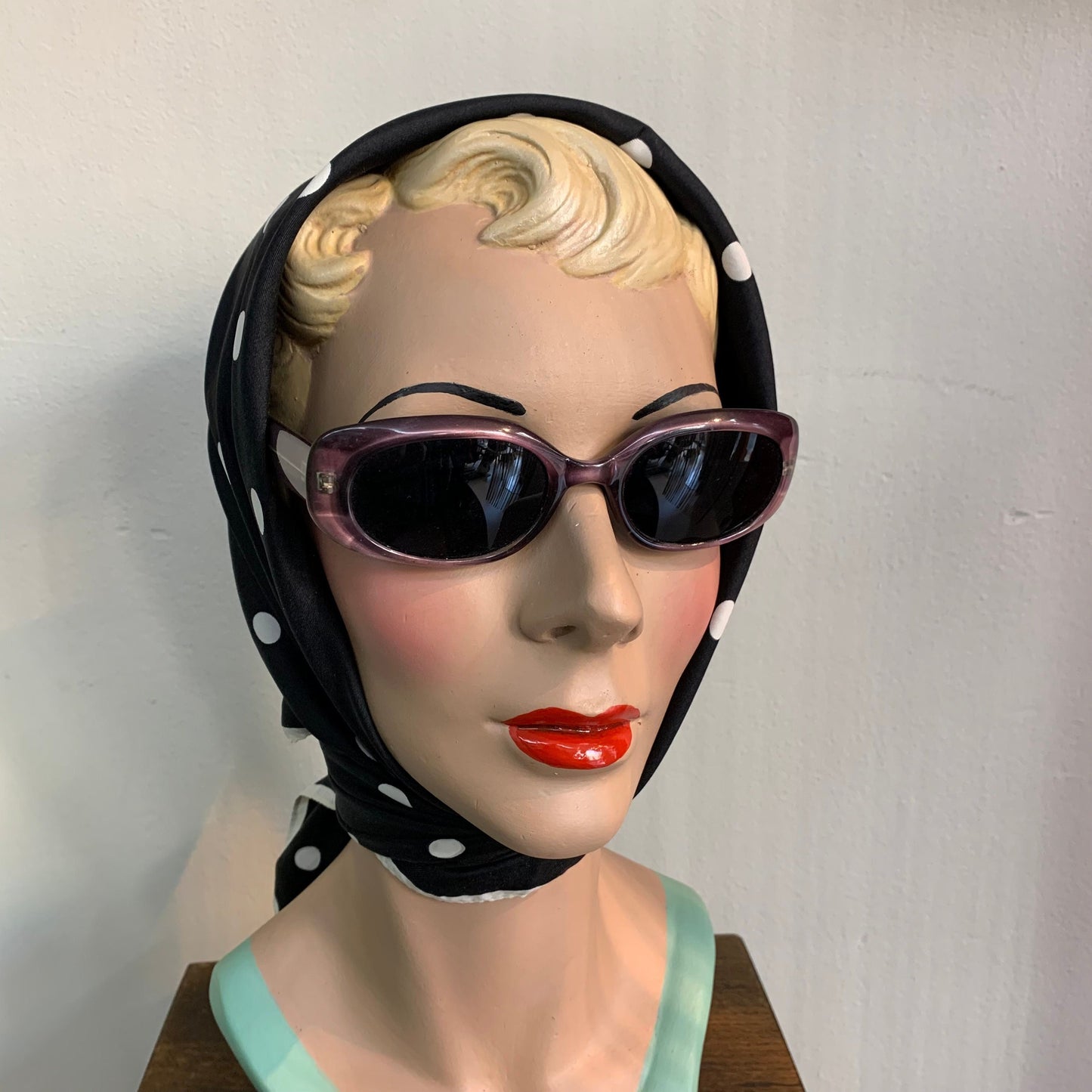 1960s New Old Stock Eggplant Sunglasses