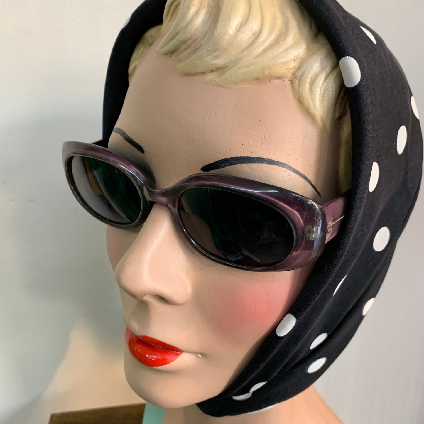 1960s New Old Stock Eggplant Sunglasses