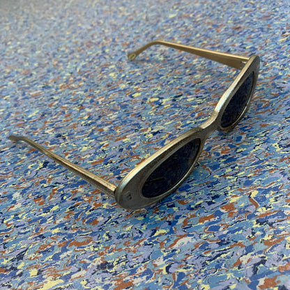1960s New Old Stock Champagne Sparkle Sunglasses