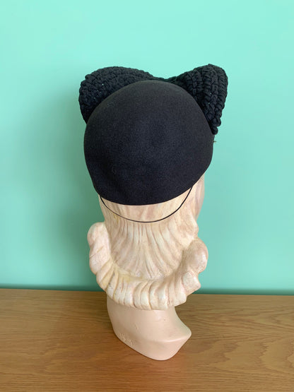 1930s/40s New York Creation Heart Halo Hat