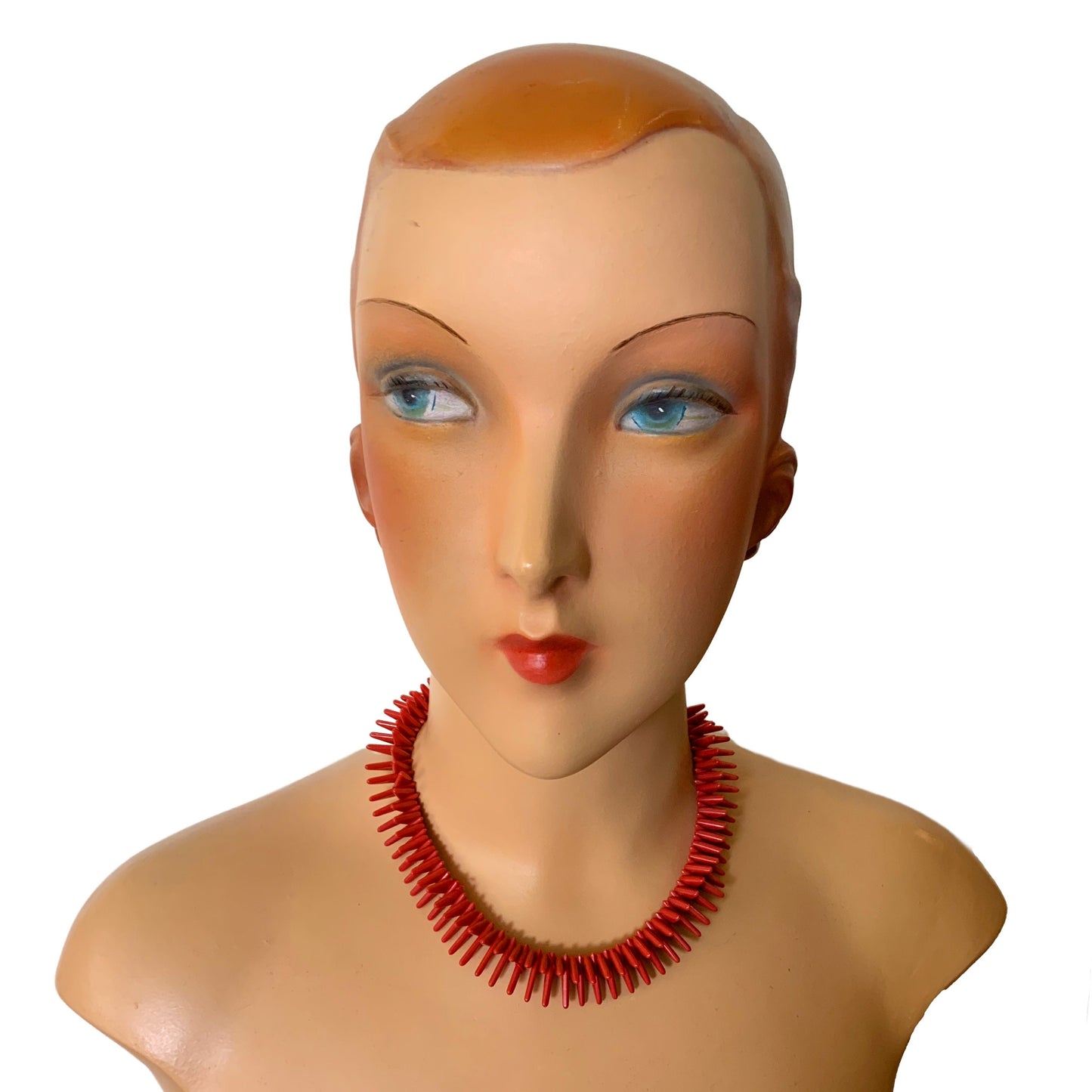 1950s Plastic Pointed Necklace