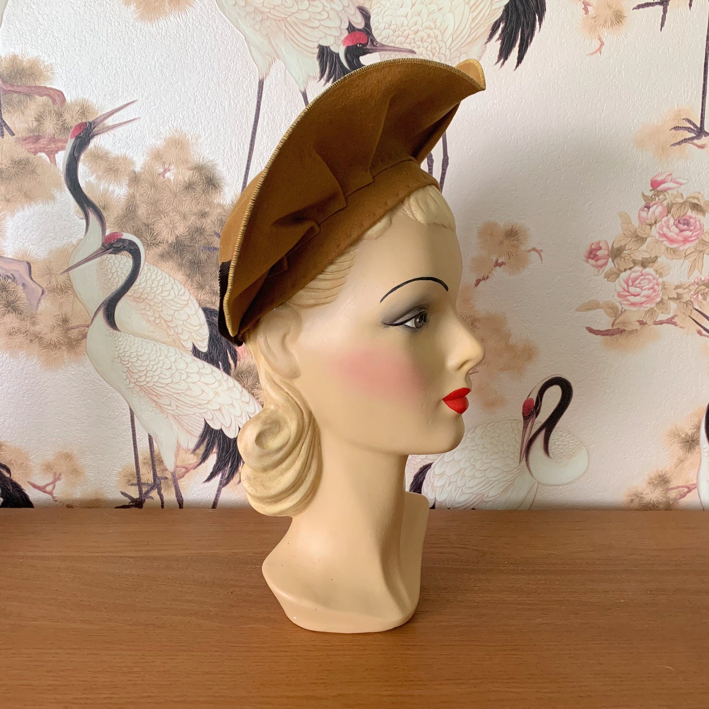 1940s New York Creation Heart Halo Hat