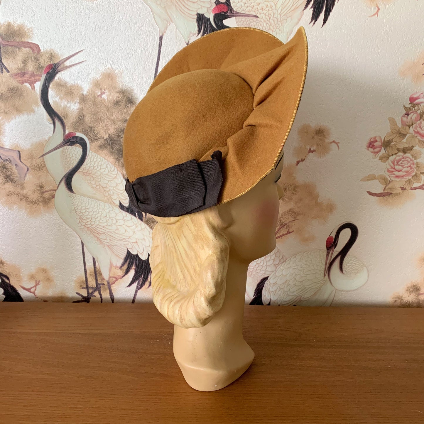 1940s New York Creation Heart Halo Hat